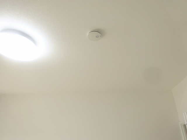 リノベーション後の6帖洋室（旧8帖和室）・天井